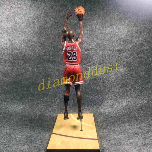 NBA 1998 Finals Winning Last Shot Michael Jordan Pro MJ Figure Basketball Cards 3