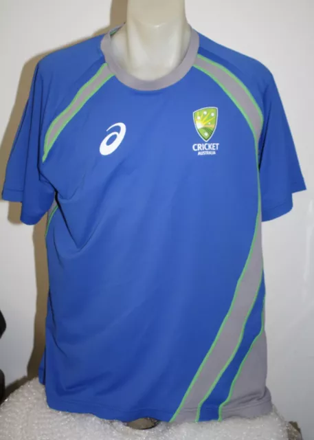 Asics Cricket Australia Training Shirt T-Shirt - Size Medium