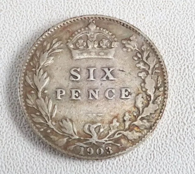 UK GB Edward VII sixpence coin 1903