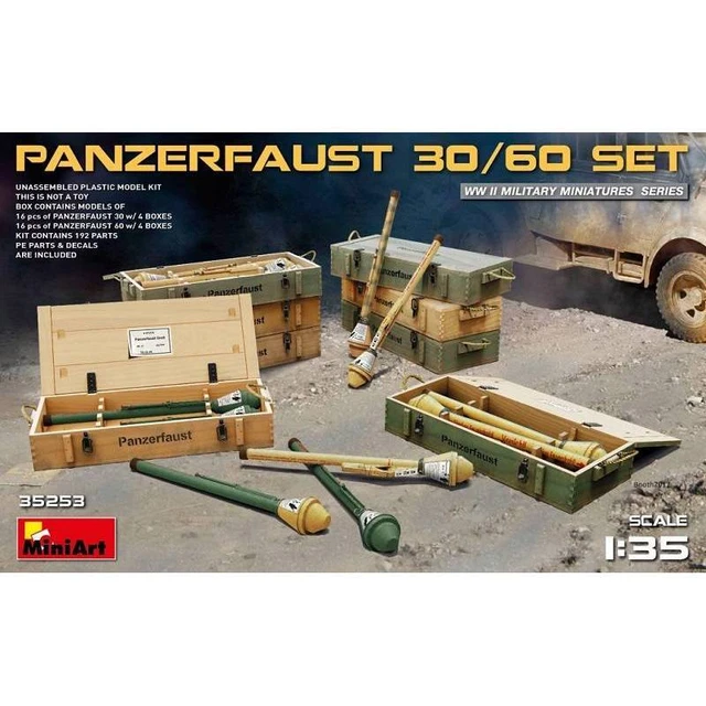 Accessoire Maquettemaquette Panzerfaust 30/60 Set Miniart 35253 1/35ème Maquett