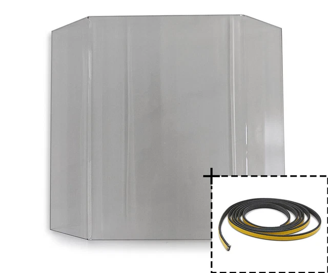 Vitre Et Verre Pour Poêle à Bois Techfire | Vitre Insert Cheminée