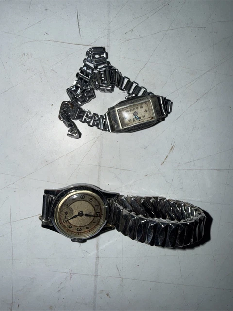 Lot De 2 Montres Mécaniques Fonctionnelles - Style Bracelet - Adulte Unisexe - Réf. 11909J