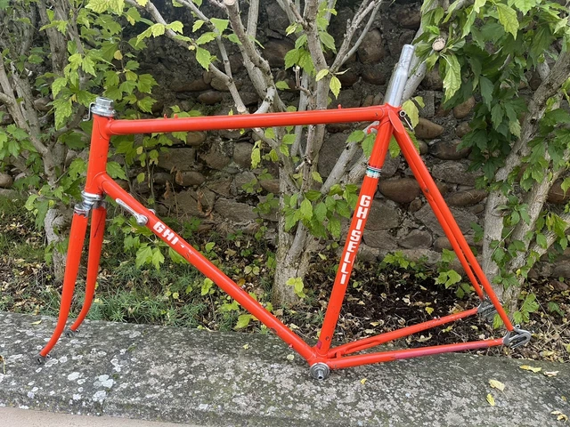 CADRE ARTISANAL ANCIEN VELO COURSE ROUTE TUBES VITUS BICYCLE FRAME 53cm 1940 50s EUR 99,00 - FR