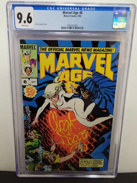 Marvel Age #6 CGC 9.6 1st Appearance Beta Ray Bill , Cloak and Dagger Previews