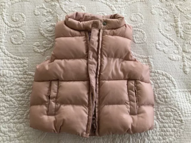 Baby Gap - Canotta Rosa - Pink Vest Jacket - 12-18 Mesi