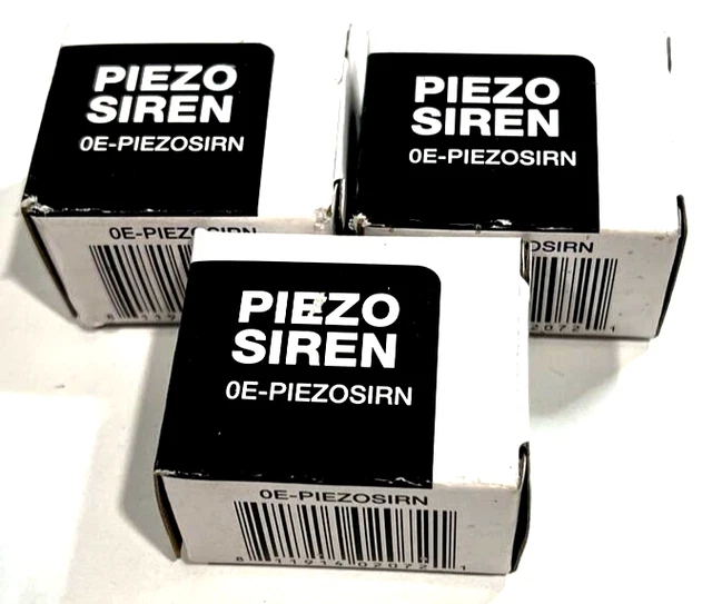 0E-PIEZOSIRN Piezo Sirens Audio Indicator (3-Packs)