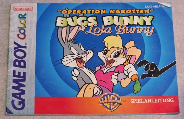 NOTICE SEULE Looney Tunes GameBoy GB Game boy