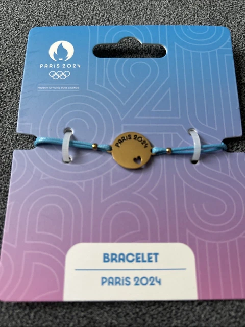 Bracelet Silicone JO Paris 2024 - Édition Collector - Bleu Olympique