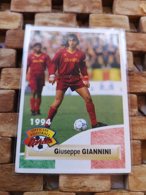 GIUSEPPE GIANNINI AS Roma Calcio Italia Italie Football Card Panini 1994 EUR 9,50 - FR
