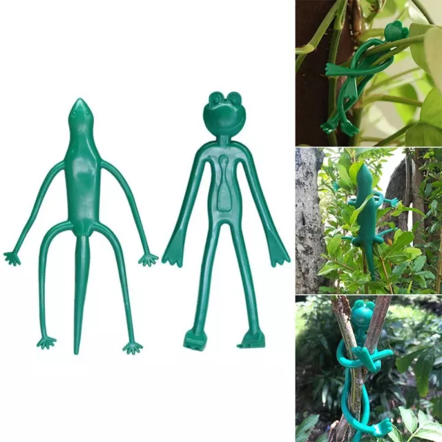 2Pcs Horticultural Tool Plant Cable Tie Green Plant Clip Plant Bracket