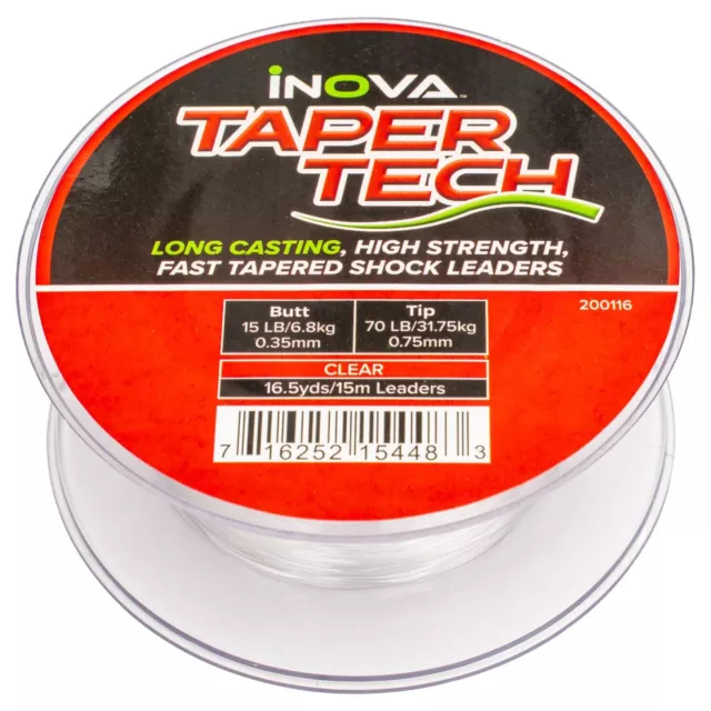Inova Taper-Tech Shock Leaders / Seefischerei konischer Shockleader