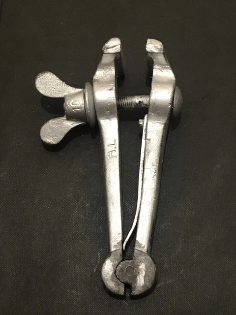 Ancien étau à Main D'armurier/serrurier – Acier Forgé, France, 13 Cm