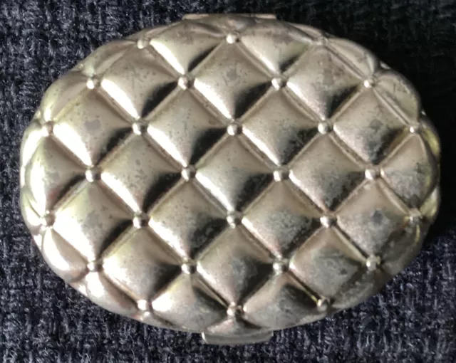 Coco Chanel Rhinestone Embellished Mirrored Compact 2