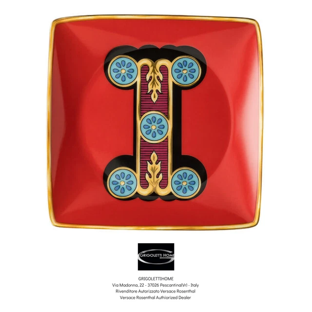 Versace Rosenthal - Holiday Alphabet - I - Untertasse / Tasse CM 12 -reseller