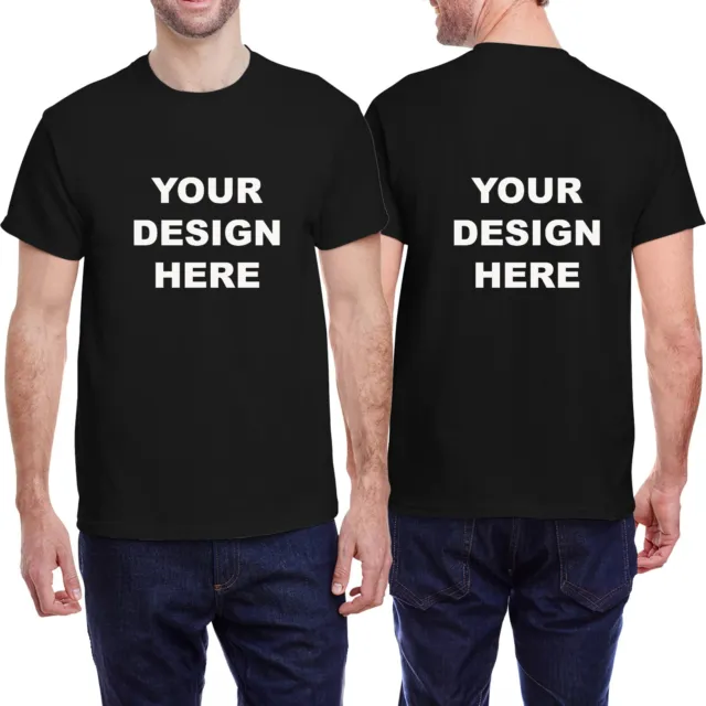 Customize-It Tee Unisex Personalized T-Shirts Add Your Own Logo, Photo, or Text