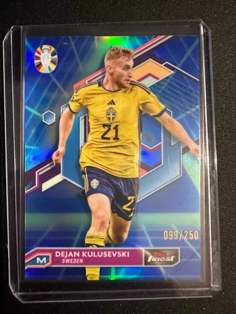 topps finest uefa 2024 KULUSEVSKI /250