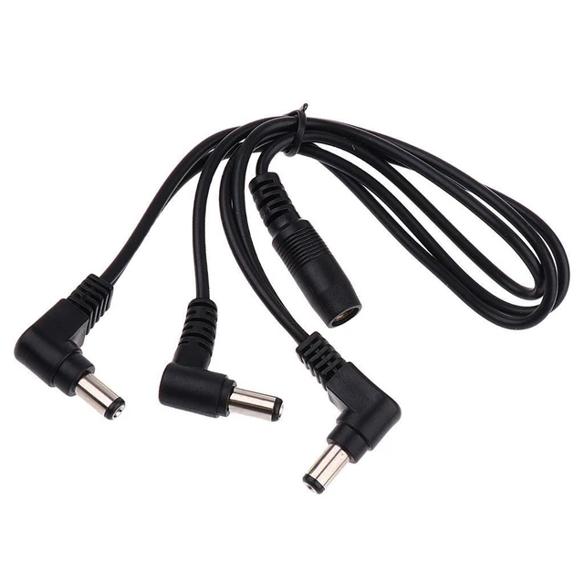 pédale d'effet guitare électrique adaptateur 9v 1a câble d'alimentation 3