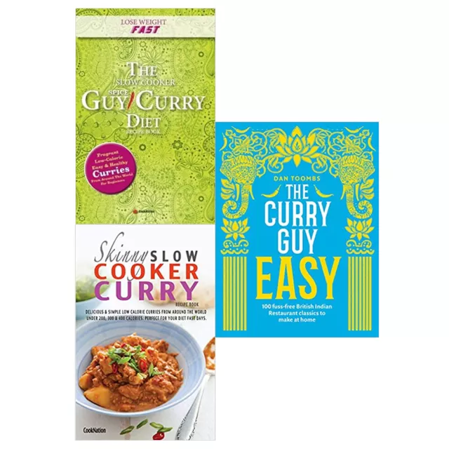 The Curry Guy Easy: 100 fuss-free , Lose Weight Fast , The Skinny 3 Books Set