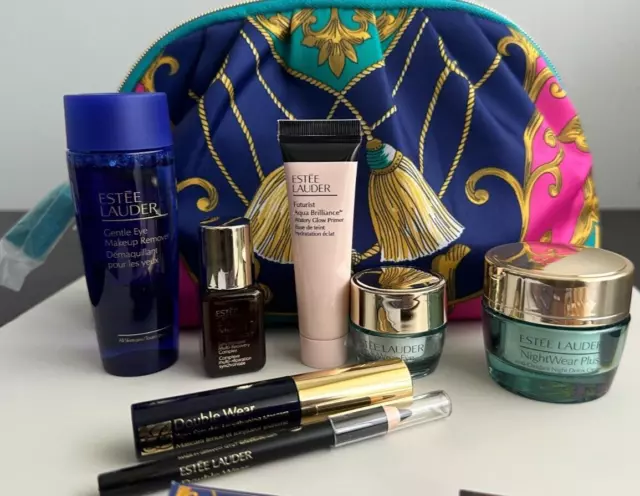 Estee Lauder 8 PCS Gift Set Skincare Makeup Gift Bag Valued over $200 AU