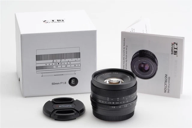 7artisans 1.8/50mm Black  f. Sony E Mount (1679764149)