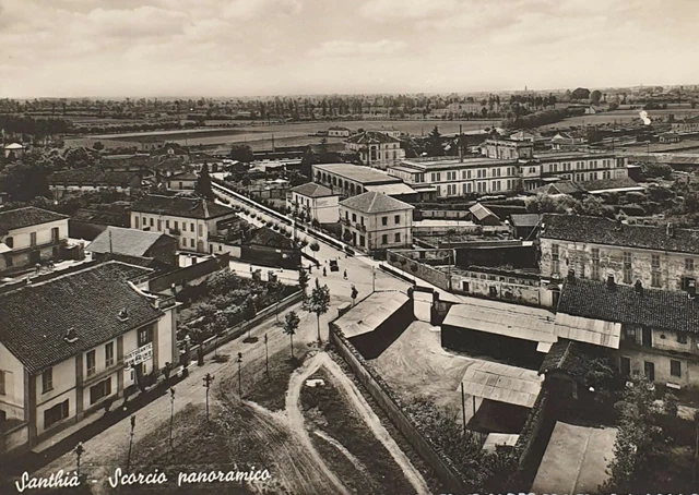 Cartolina Di Santhià (Vc) - Panorama -