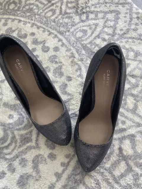 KURT GEIGER LADIES Carvella High Heel Shoes Size 7 Silver £0.99 ...