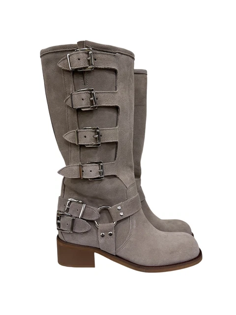 Bottes Femme Romanelli 100% Vraie Peau (cuir) - Taille 37 IT, Noir, Made In Italy, Occasion Excellent état