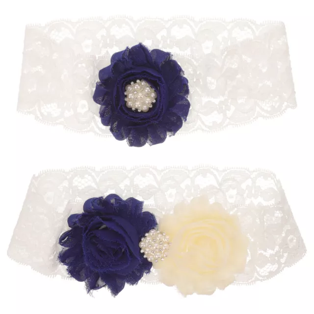 2pcs Bride Garter Lace Fashion Lace Bowknot Garter Fashion Leg Bridal