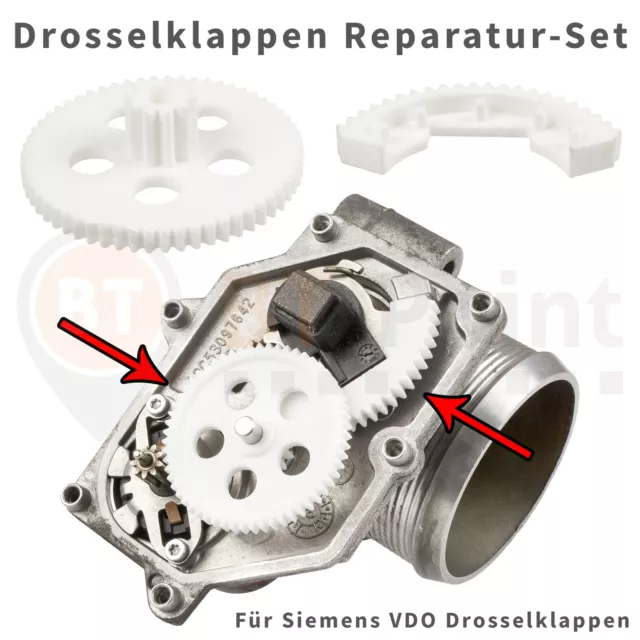 Drosselklappen Reparatur Set für AUDI VW Skoda Diesel und Benziner Steuerklappe