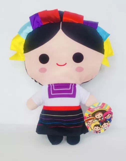 12" Mexico Lindo Plush Girl Amigo Senorita Stuffed Animal rare Toy gift New Doll