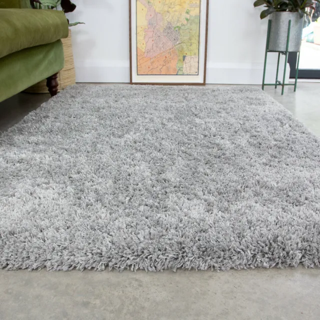 Cosy Shaggy Rug Small Large Thick 4.5cm Plain Living Room Rug Non Shed Shaggy