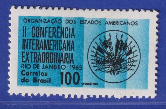 Brasilien 1965 Konferenz der Organisation amerikanischer Staaten Mi.-Nr. 1091 **