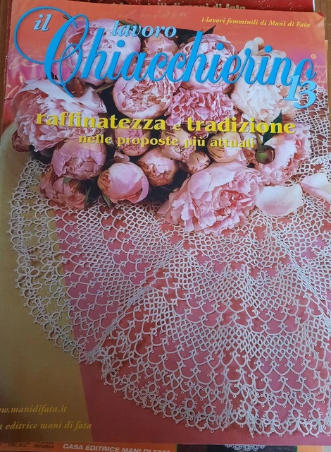 il travail CHIACCHIERINO 13 - Revista italiana Occhi, gorro de verano, flor