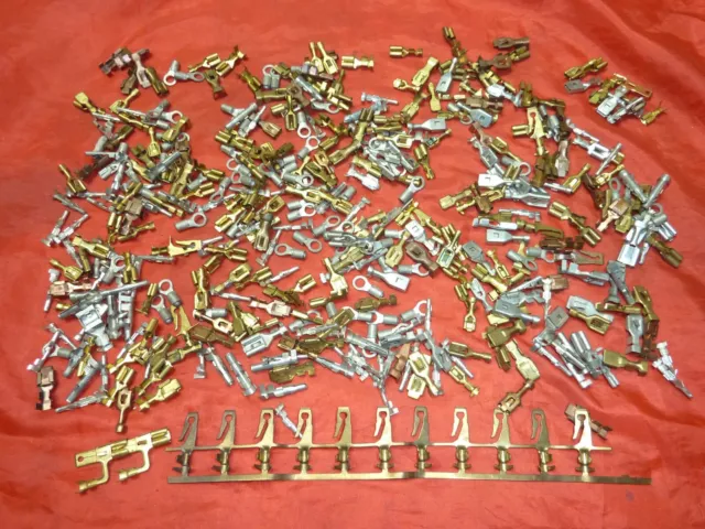 NOS Wire Switch Terminals Pins Ring 450+ Pc Vintage Auto Parts 1960s 1950s Resto