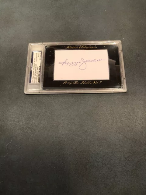 Reggie Jackson 8/50 2012 Historic Autographs Why The Hall Not?