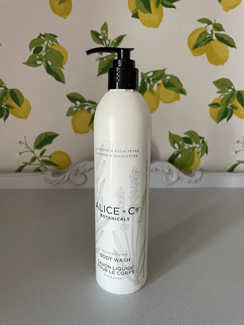 Lavanda hidratante y eucalipto Alice + Co Botanicals lavado corporal 12 Fl Oz ¡NUEVO!