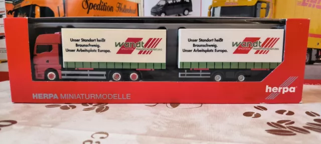 Herpa LKW MAN WB Volumentandem HZ.WB Wandt.