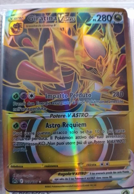 Giratina V Astro Hyper - Origine Perduta 201/196 - Vinted