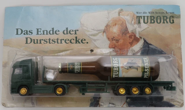 GRELL HO 1/87 CAMION TRUCK TRAILER MAN TGA BIERE KROMBACHER SAMMLER EDITION BOX