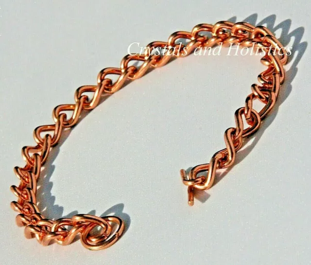 100% Copper Bracelet ~ Made with Solid and High Gauge Pure Copper –  metalballchain