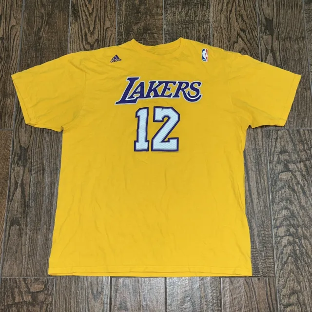 Mens Dwight Howard Los Angeles Lakers Adidas NBA Go-To Tee T Shirt Sz. XL