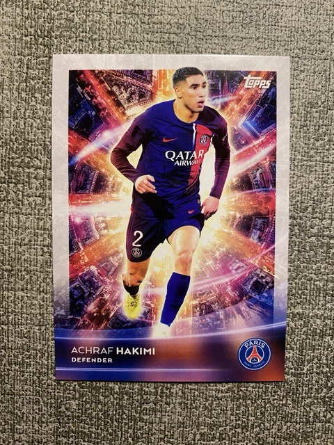 Carte De Collection Topps Exhibition PSG 2024 – Hakimi #5/5 – Near Mint