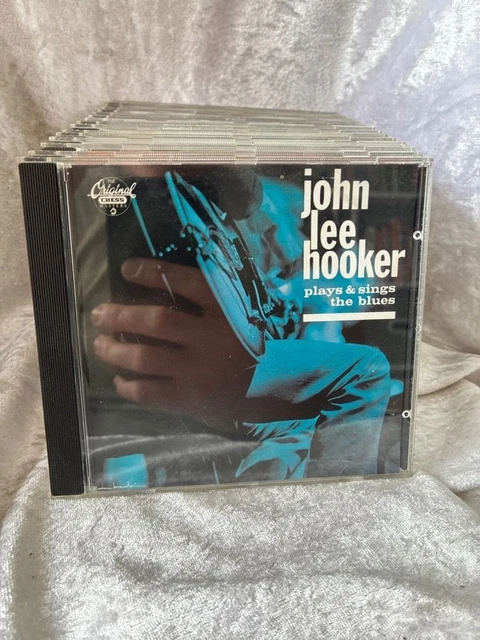 JOHN LEE HOOKER LP Plays and Sings the Blues 1986 Chess RE