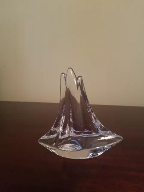 Beautiful Daum France Sail Boat 4 1/4" Tall