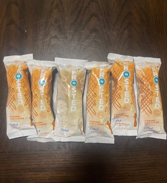 FROSTED CIRKUL FLAVOR Cartridges (Caramel Iced Coffee / Vanilla) EXP