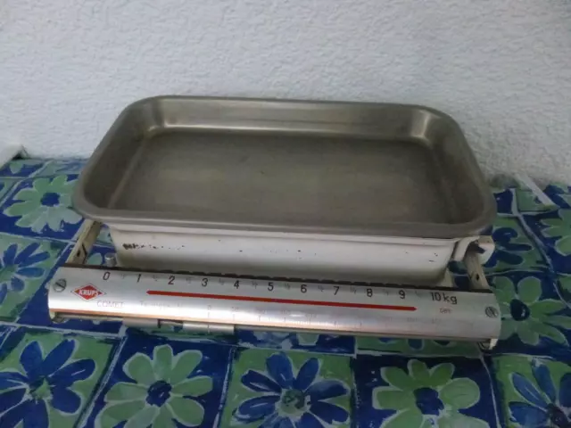 Retro alte "Krupps COMET" Balken/Küchenwaage  bis 10 Kg ca.60ger Jahre