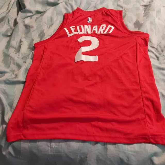 Nike Swingman Toronto "North" #2 Jersey Leonard Red Size  50 Men's