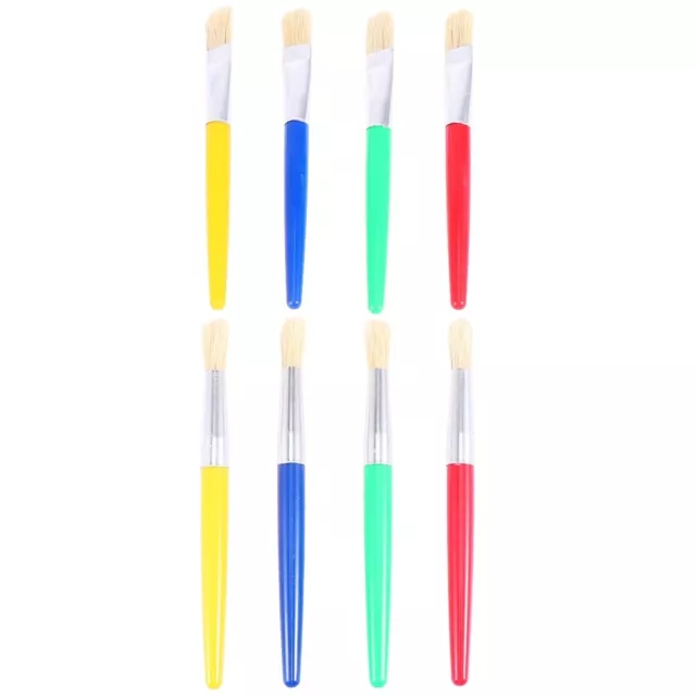 8 Pcs Kind Strichzeichnungsstift Pinsel Für Ölfarbe Aquarellpinsel