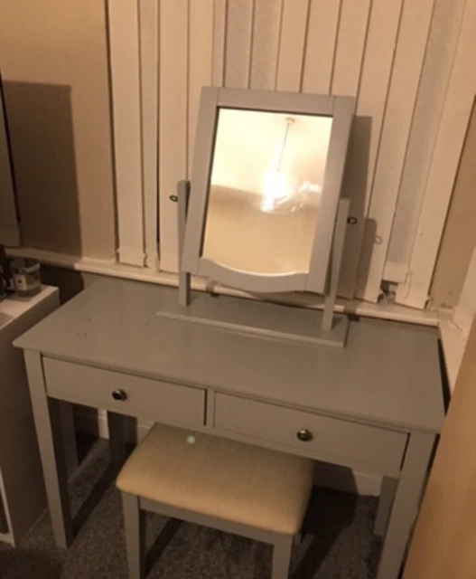WAYFAIR GREY MATTE dressing table set £50.00 PicClick UK
