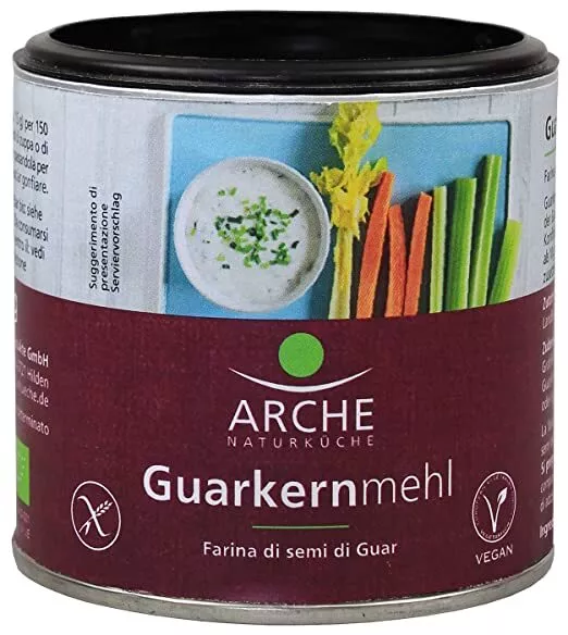 68 €/kg farina di semi di guar Arca 125 g - biologica da cuocere addensare addensare salse legare